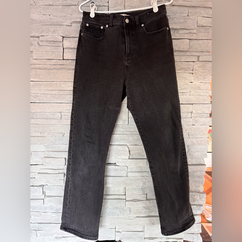 Madewell '90s Straight Jeans Belmere Wash (Black)